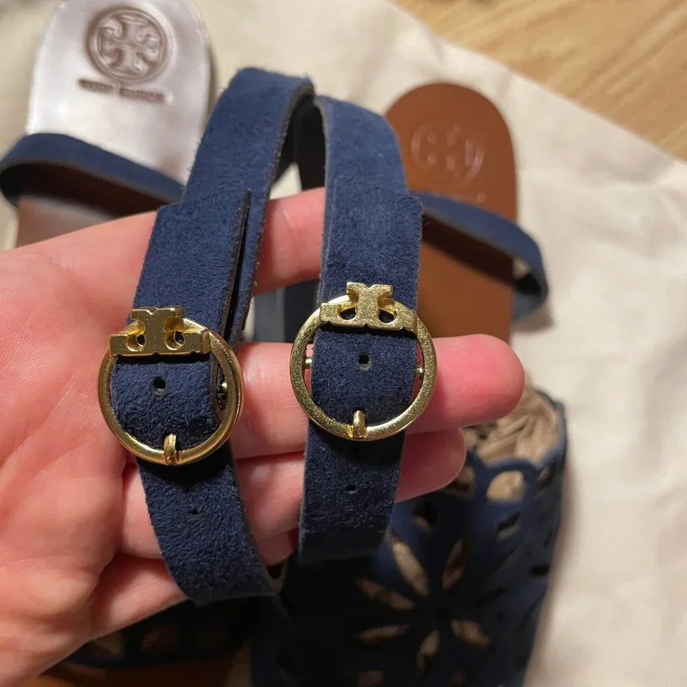 NWOT Tory Burch May Flat Sandals size 9.5